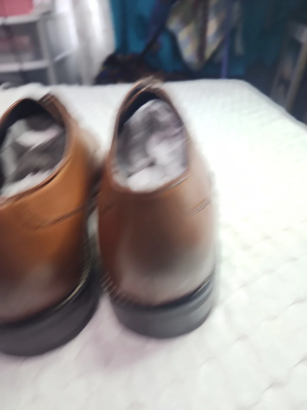 Cole Haan Men's Chestnut Brown Leather Derby Shoes